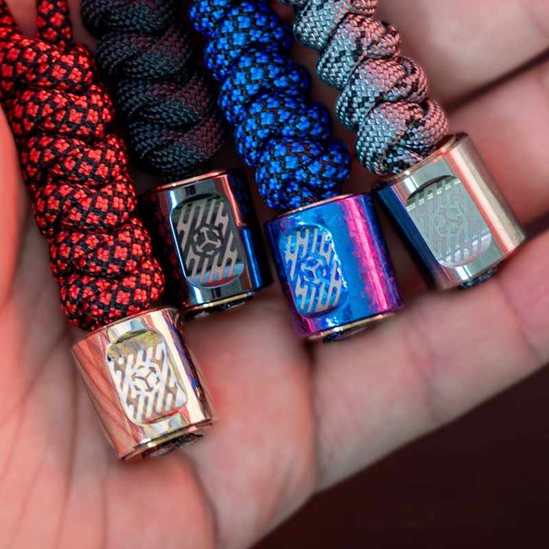 SpinCore Titanium Fidget Spinner Pendant - EDC Stress Relief Necklace