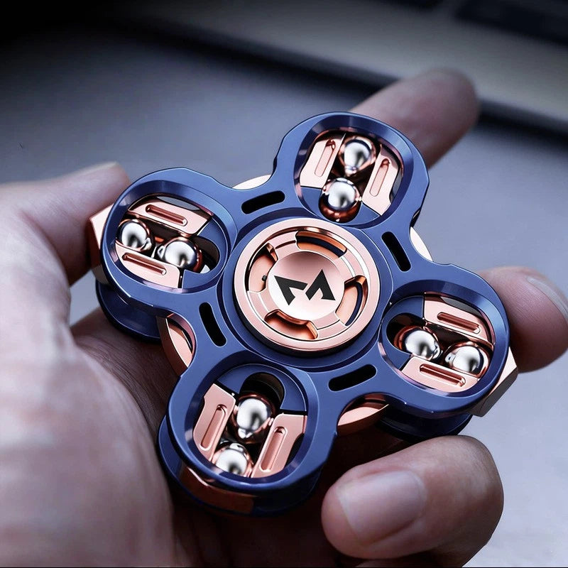 Fidget Spinner Metal Dual-Layer Kinetic - ArcSpin Nexus Premium Alloy EDC Spinner