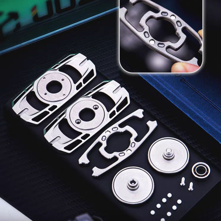 Stainless Steel Lingyin Fidget Spinner - Tuning Fork Resonance EDC