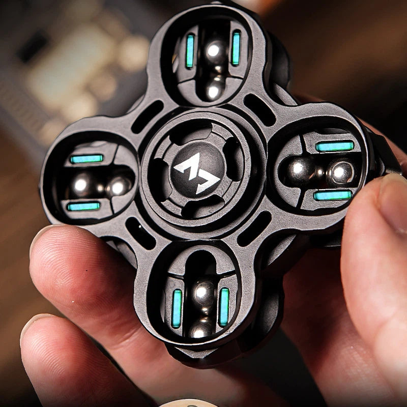 Fidget Spinner Metal Dual-Layer Kinetic - ArcSpin Nexus Premium Alloy EDC Spinner