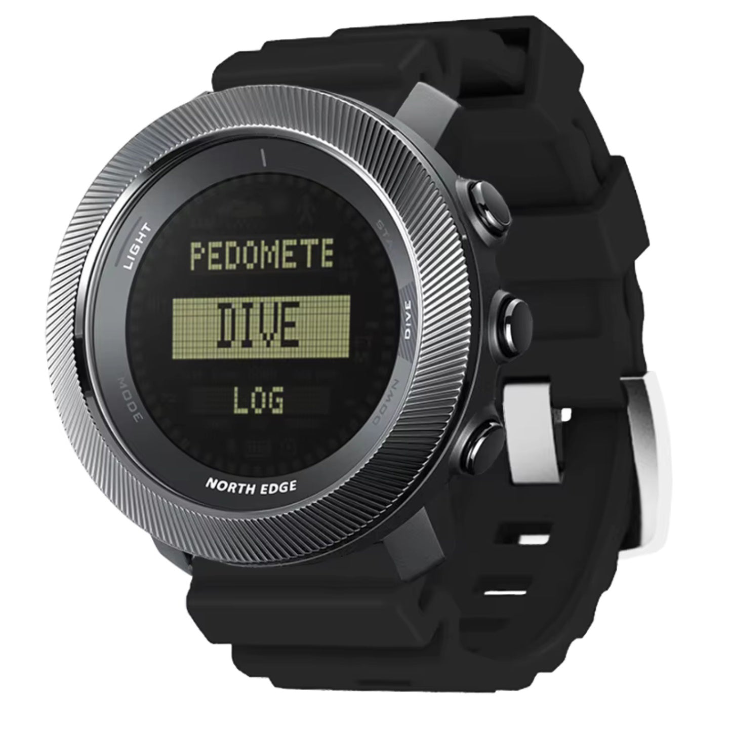 Military Tactical Watch 50M Waterproof Compass Altimeter Outdoor Hiking Camping Men