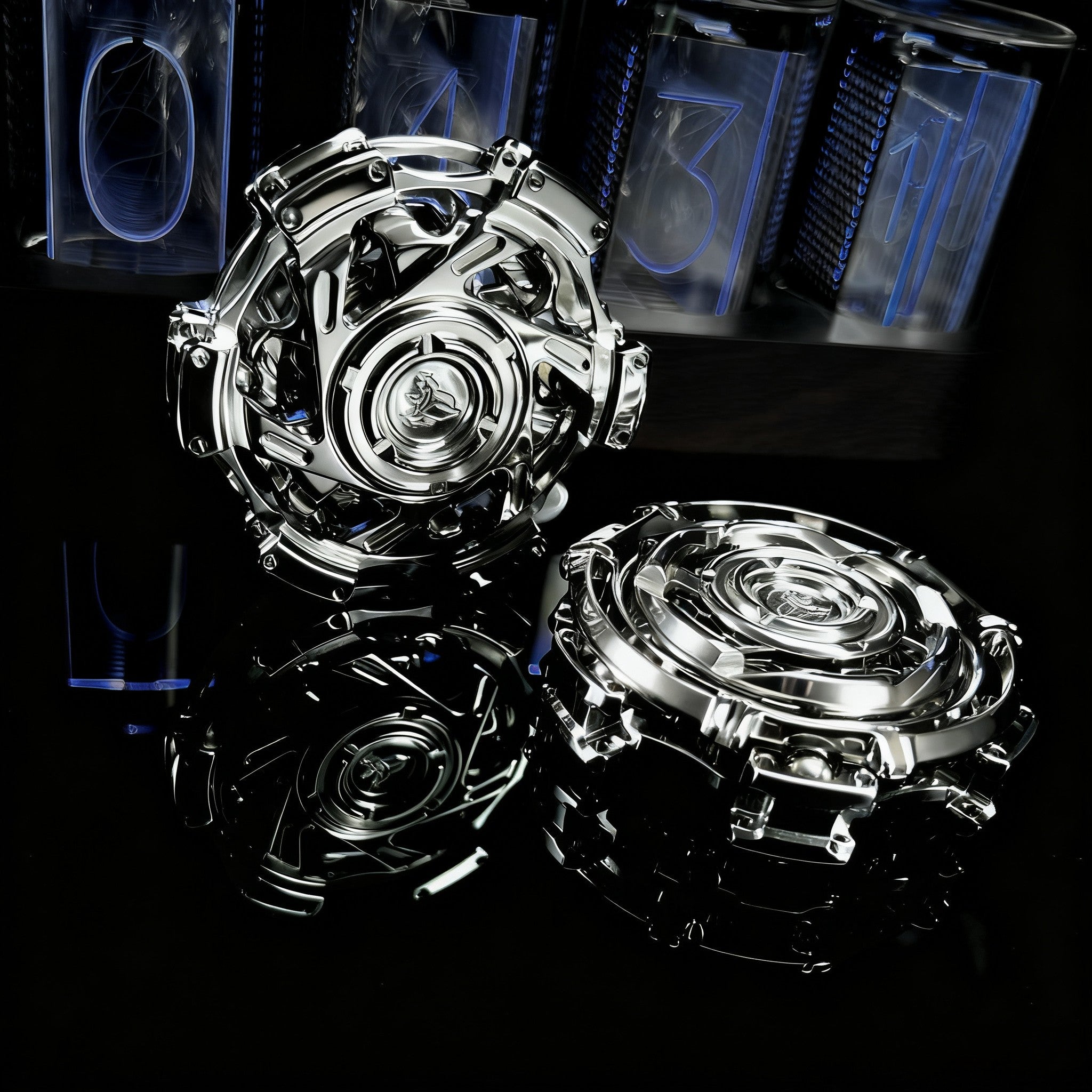 Fidget Spinner Metal Triple-Ring Linked 195g - Helixforge Stainless Steel Ultra-Smooth Bearings EDC