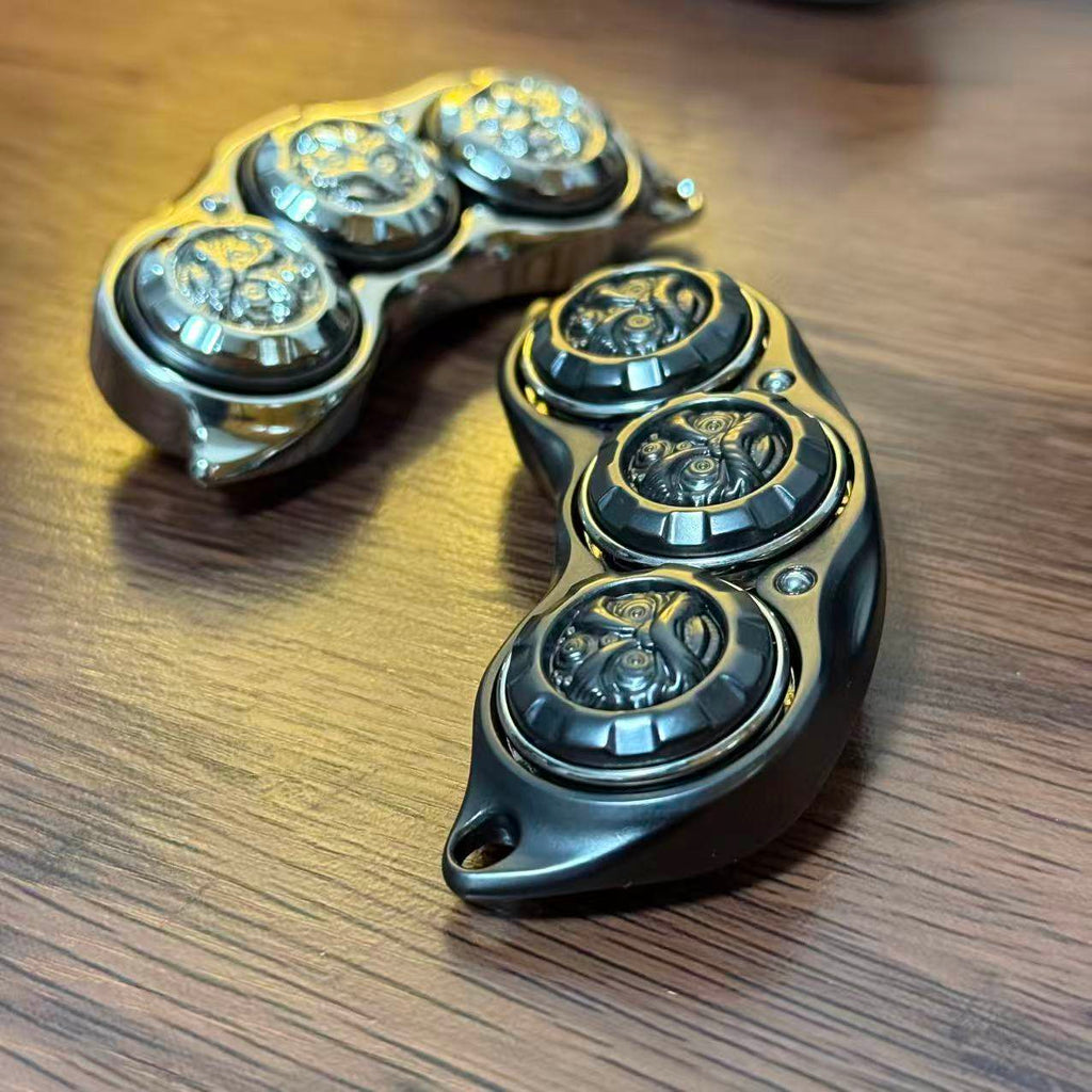 TriCore Pod Precision All-Metal EDC Fidget - High-Grade Alloy Bearing Spinner