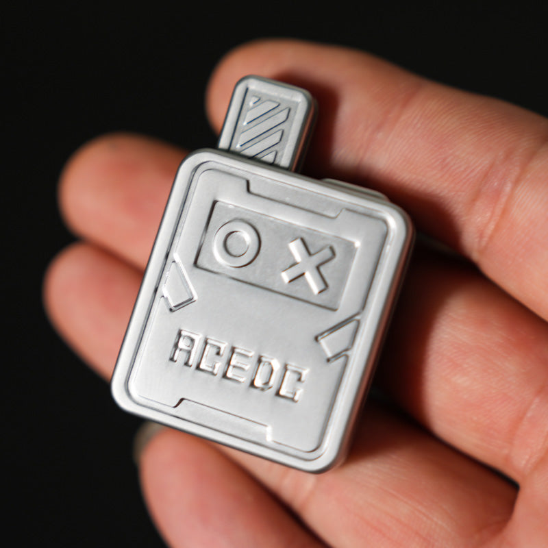 Fidget Toy Bunny Slider - Typewriter Tactile Clicks Popping Coin Perpetual Spin EDC Stress Relief