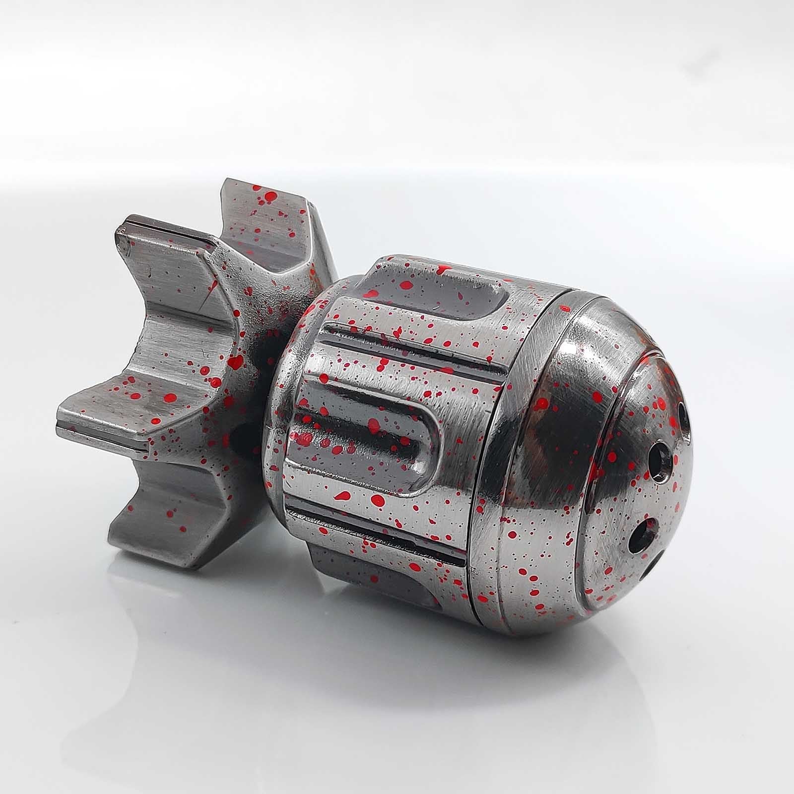 RocketDice Rotating Metal Dice Set - Zinc Alloy Bullet-Inspired EDC Fidget