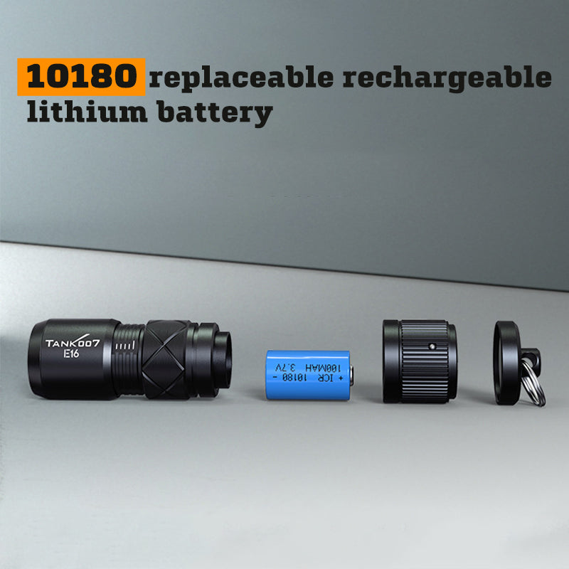 Mini Magnetic LED Flashlight - Direct Charging with Adjustable Focus & Waterproof Design EDC