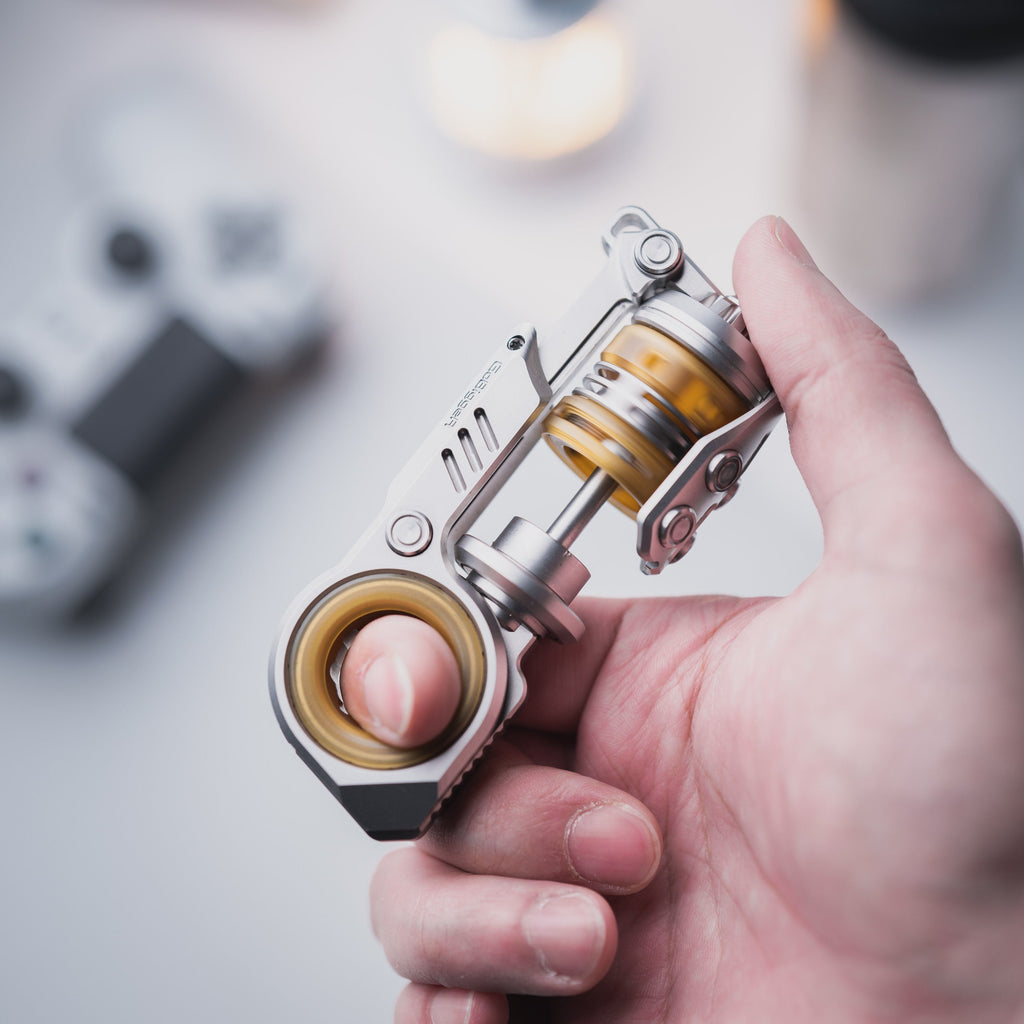 Fidget Spinner Slider – Sinian Titanium Multi-Mode Ratchet Premium EDC Toy