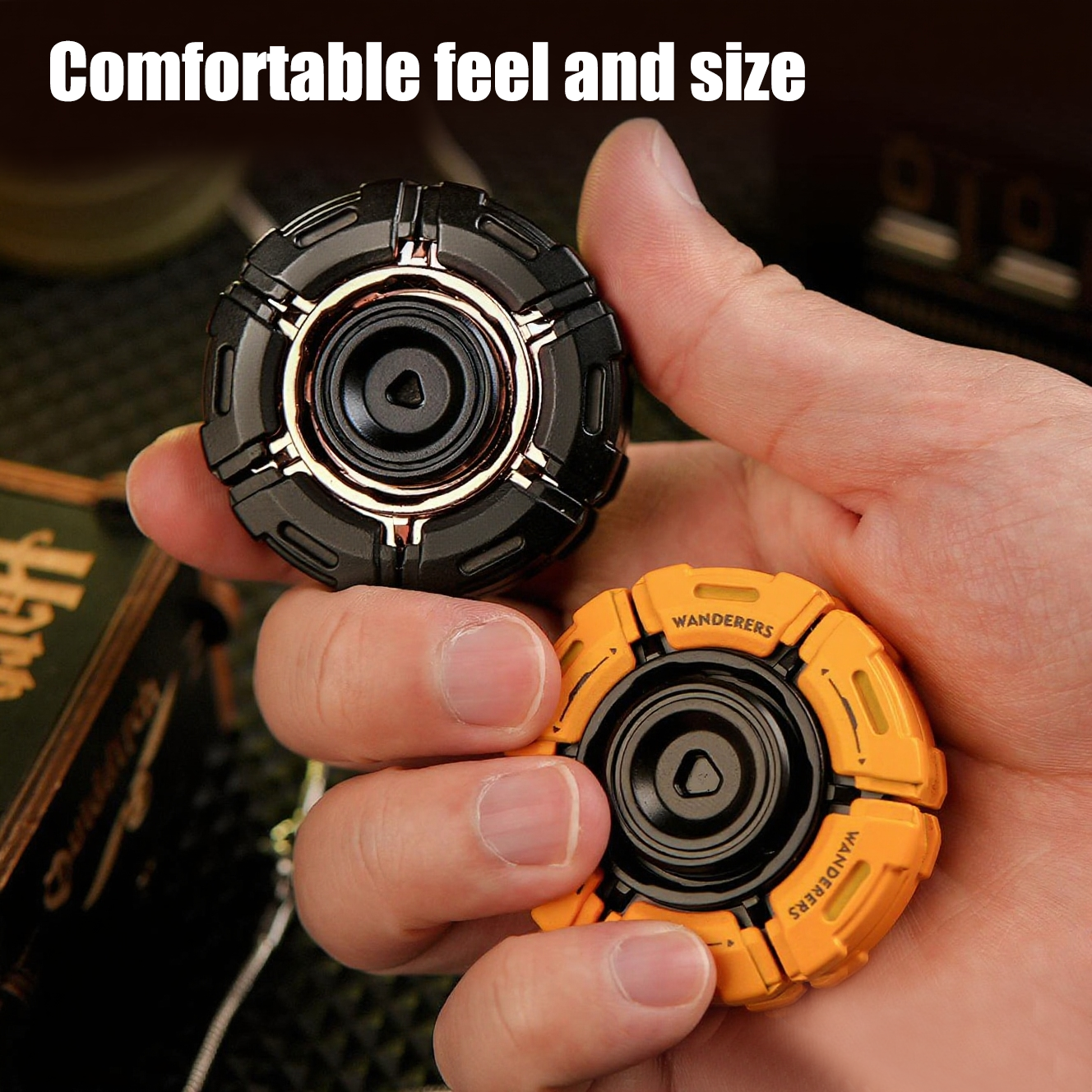 TempestClaw Stainless Steel Mecha Fidget Spinner - Premium EDC