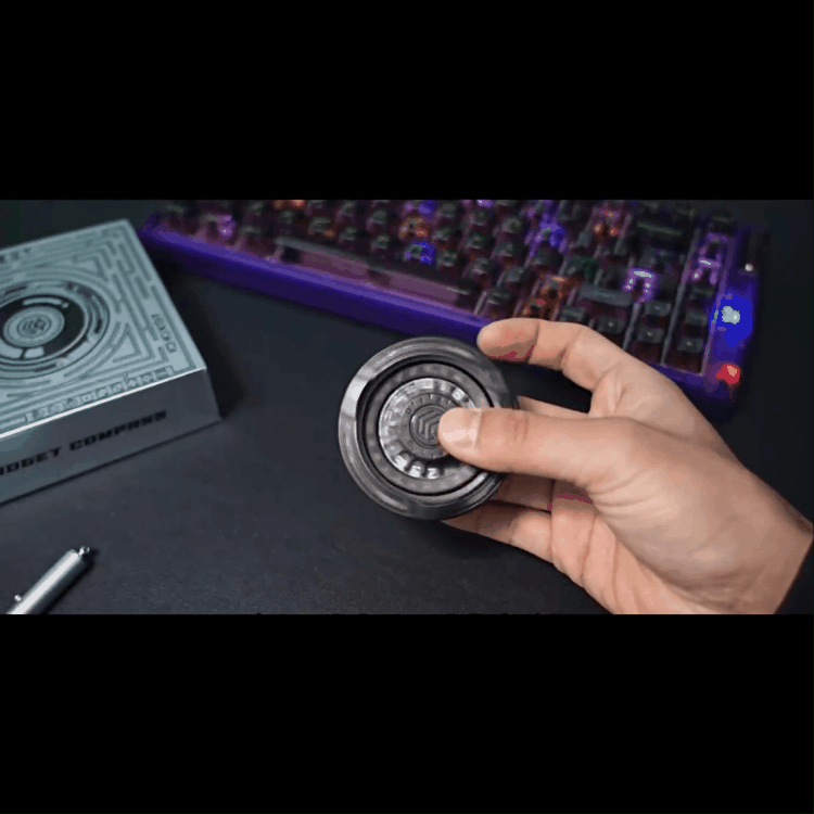 Fidget Spinner Metal Wheel of Fate Smooth Spin EDC Stress Relief Focus Desk Toy