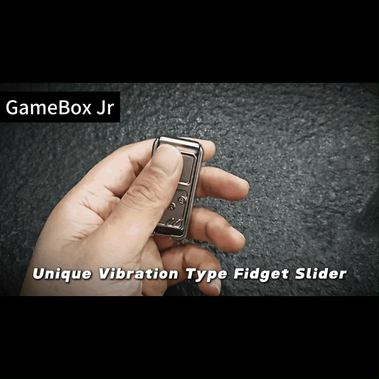 Fidget Slider Metal Fidget Slider CNC Alloy Game Console Magnetic Haptic Stress Relief EDC Toy