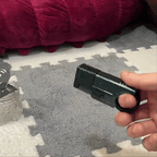 Fidget Toy 3-in-1 Ratchet Spinner Launcher - Fold n Fire Alloy Glock Colt EDC Stress Relief