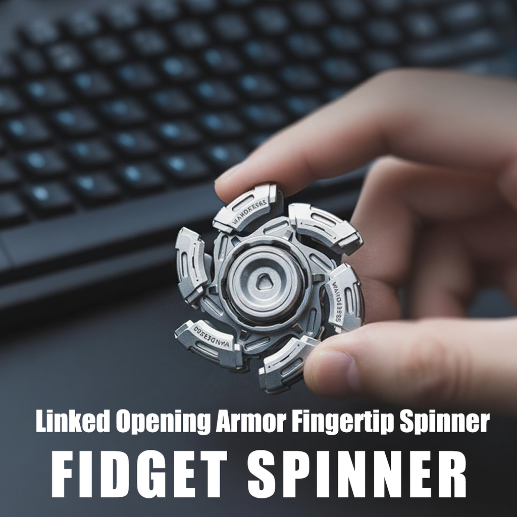 TempestClaw Stainless Steel Mecha Fidget Spinner - Premium EDC