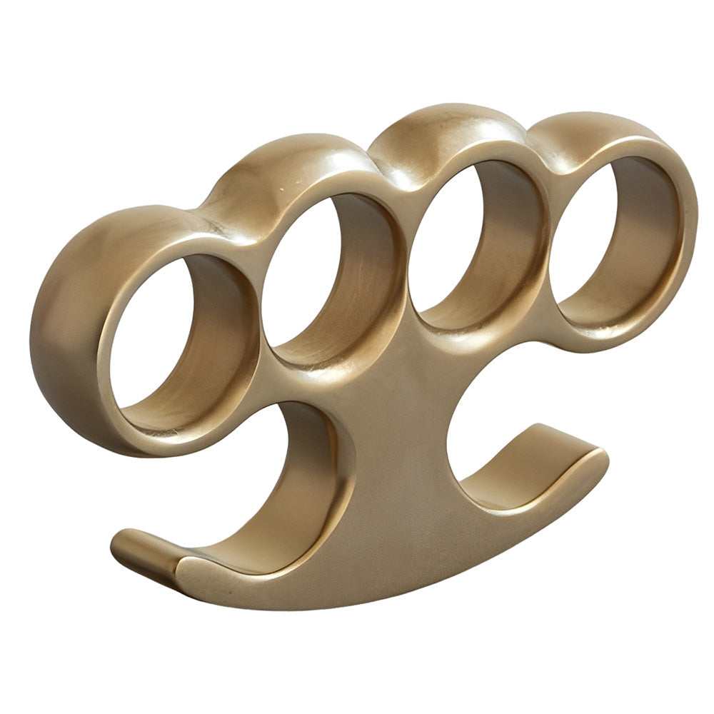 Classic Brass Knuckles - American Style Four Finger Stonewash Finish