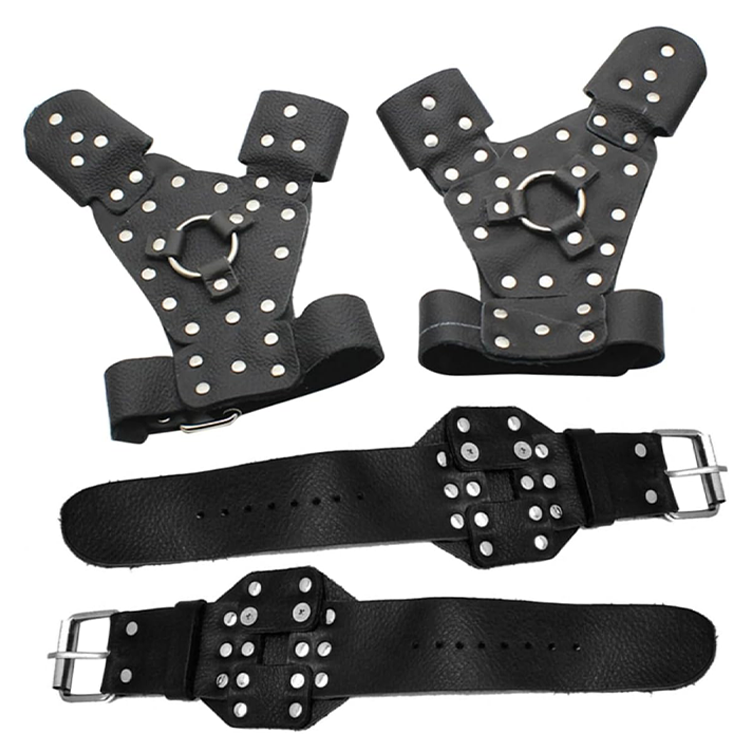 Slingshot Gloves – PU Leather Protective Gloves with Stainless Steel for Hunting & Fishing Slingshot