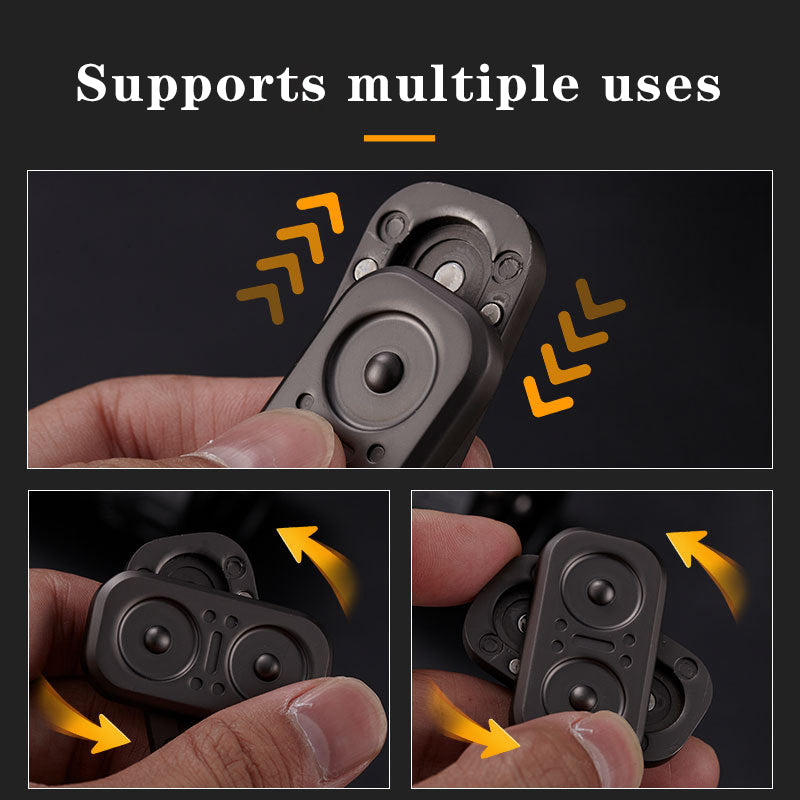 Owl Fidget Coin Titanium Magnetic Spinner - 360° Stress Relief EDC