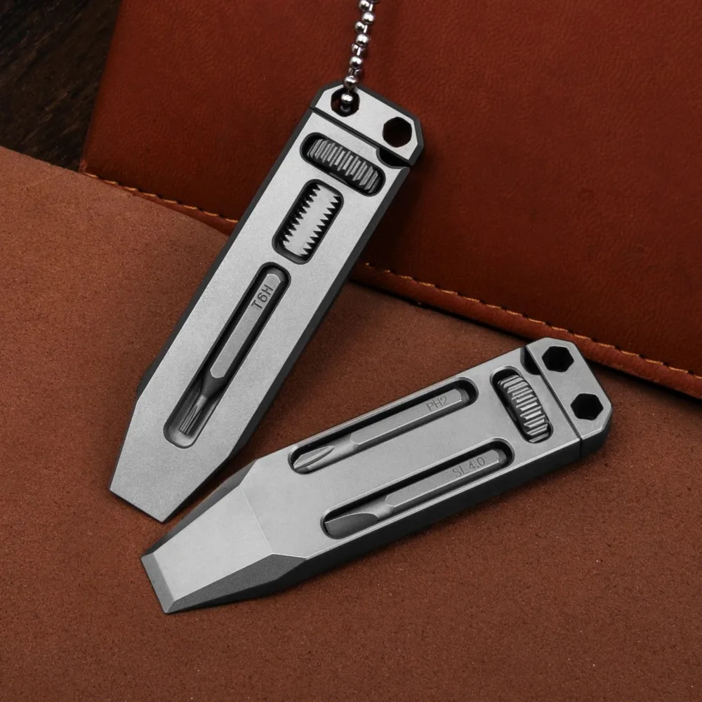 The Alix Titanium Multi-Tool Pry Bar - 4-in-1 EDC Tool