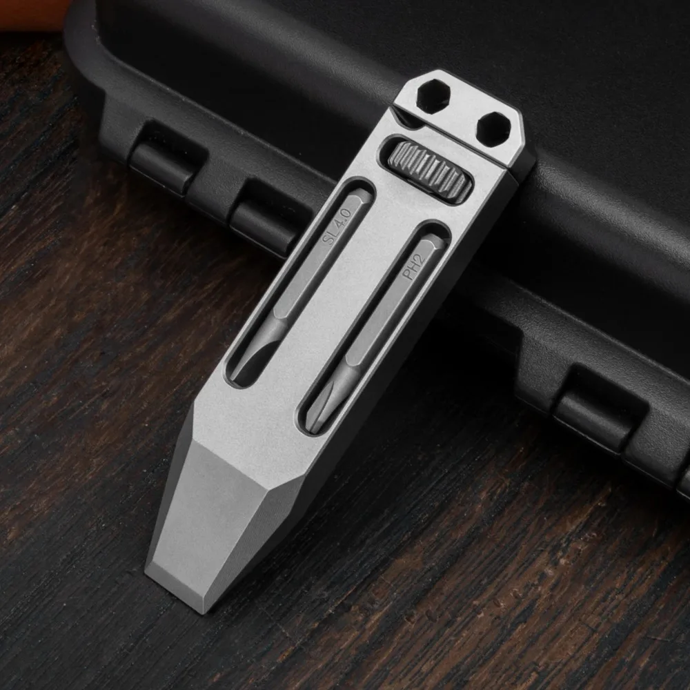 The Alix Titanium Multi-Tool Pry Bar - 4-in-1 EDC Tool