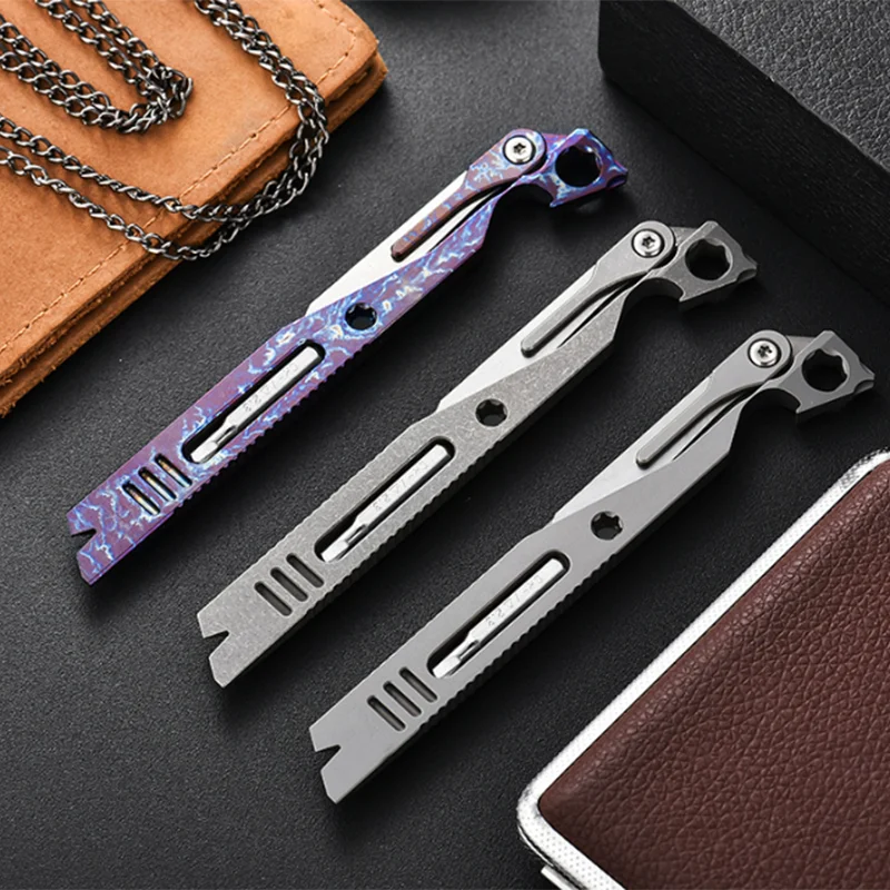 IronClad 9-in-1 Titanium Pocket Pry Bar - Aerospace-Grade Multi-Tool EDC