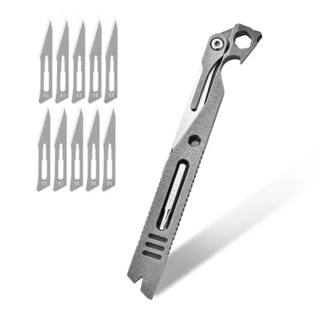 IronClad 9-in-1 Titanium Pocket Pry Bar - Aerospace-Grade Multi-Tool EDC