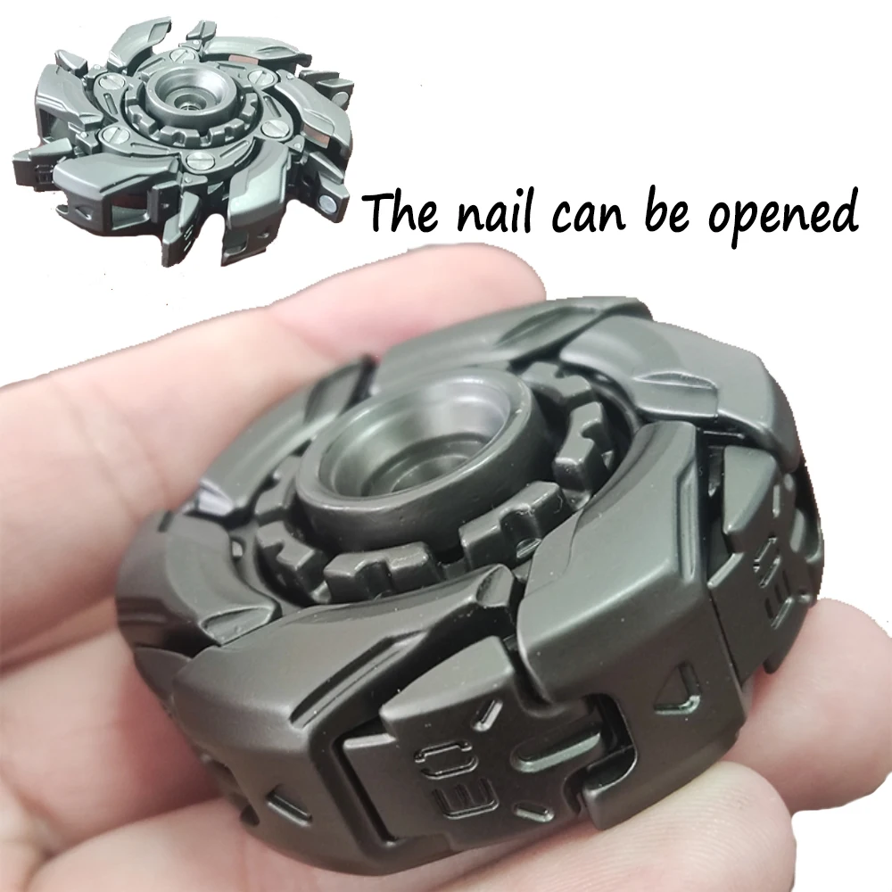 WarpFang Mecha Fidget Spinner | Stainless Steel EDC Stress Relief Toy