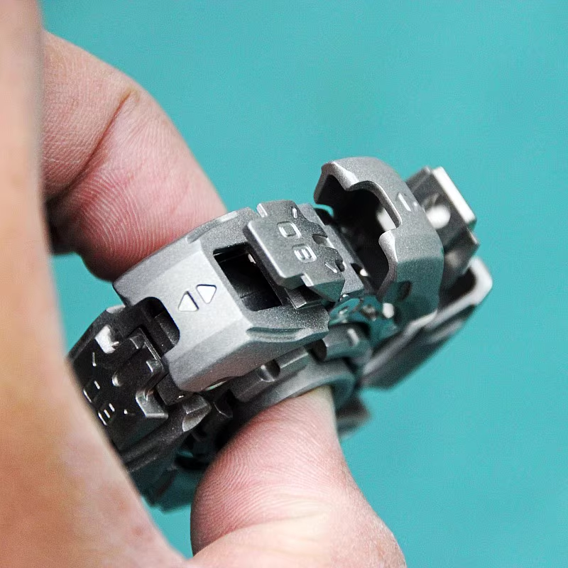WarpFang Mecha Fidget Spinner | Stainless Steel EDC Stress Relief Toy