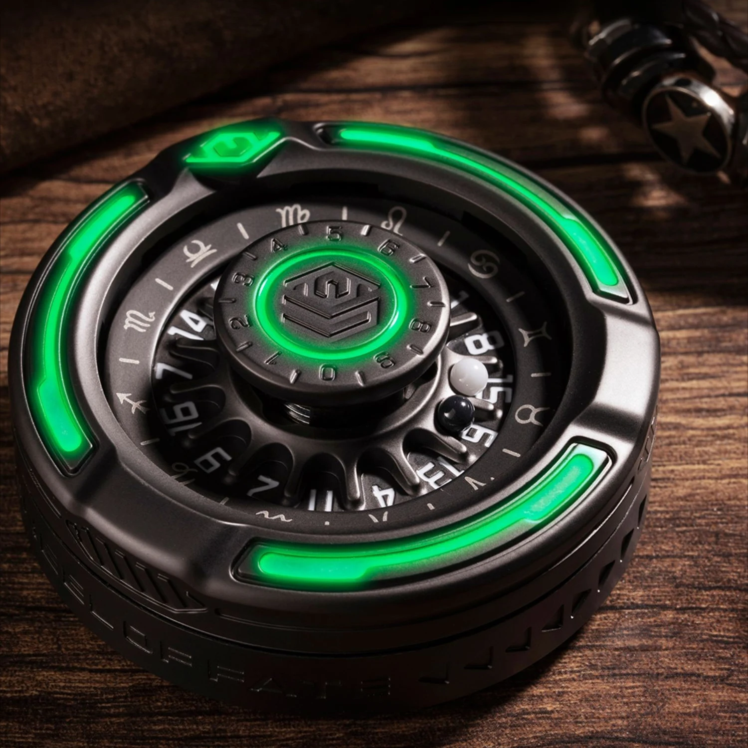 Fidget Spinner Metal Wheel of Fate Smooth Spin EDC Stress Relief Focus Desk Toy