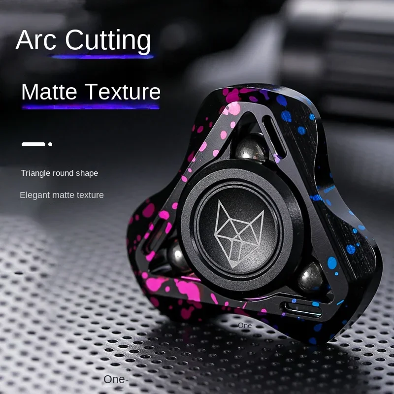 Helix Turbo Metal Fidget Spinner - Torpedo Design with Detachable Parts High Spin EDC