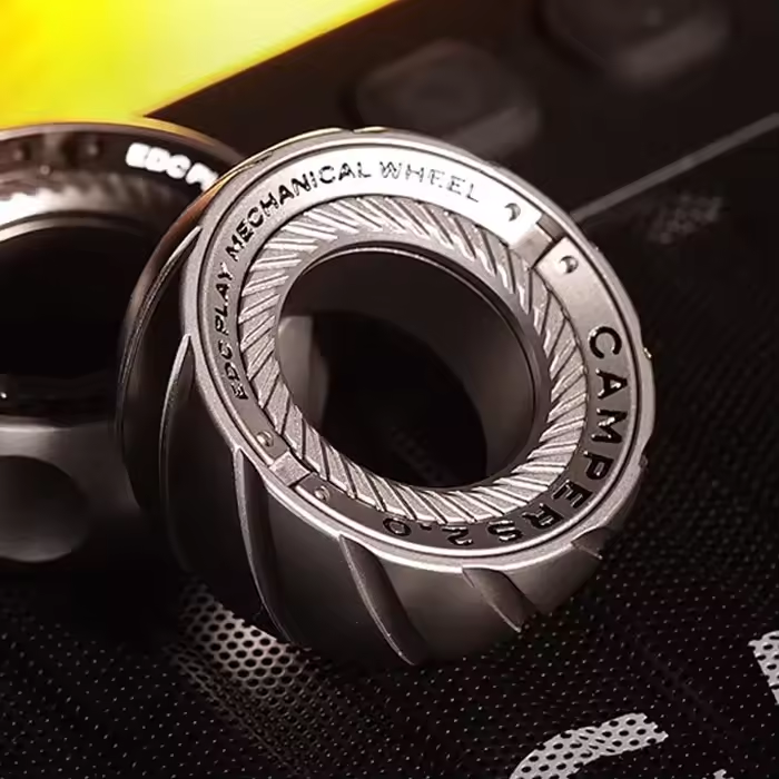 RelaxiSpin Magnetic Fidget Rings - Stainless Steel & Brass Spinner Rings