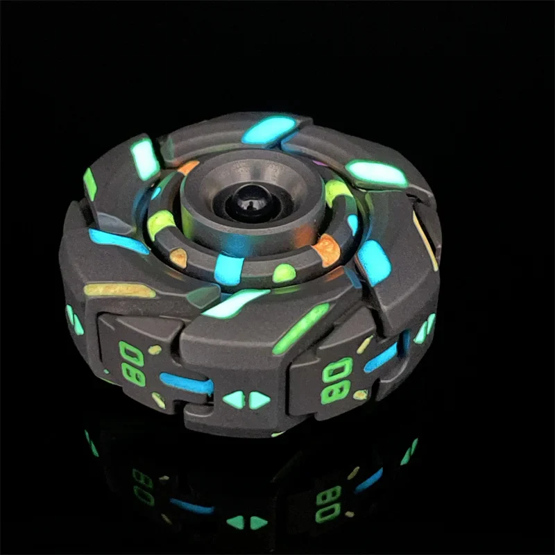 WarpFang Mecha Fidget Spinner | Stainless Steel EDC Stress Relief Toy