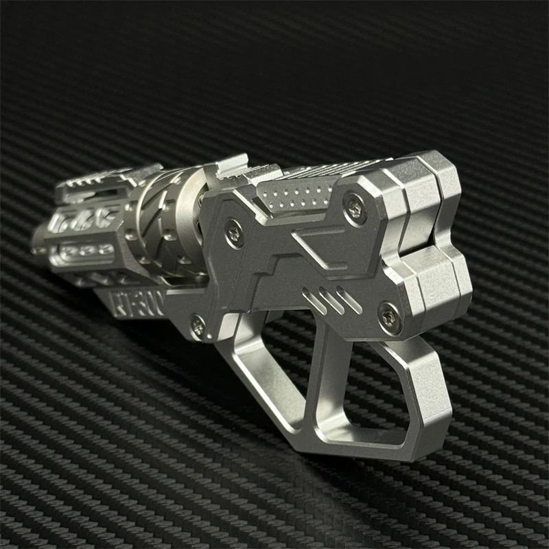 Fidget Toy Metal Fidget Toy Gun Shaped Zinc Alloy Stress Relief Toy EDC Fidget Anxiety Relief