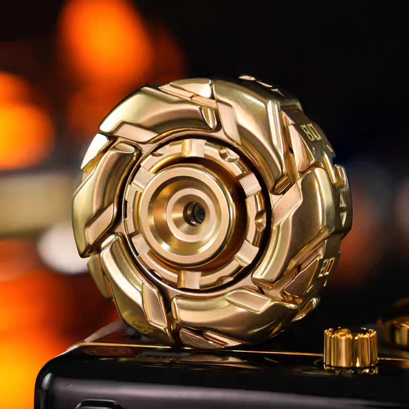 WarpFang Mecha Fidget Spinner | Stainless Steel EDC Stress Relief Toy