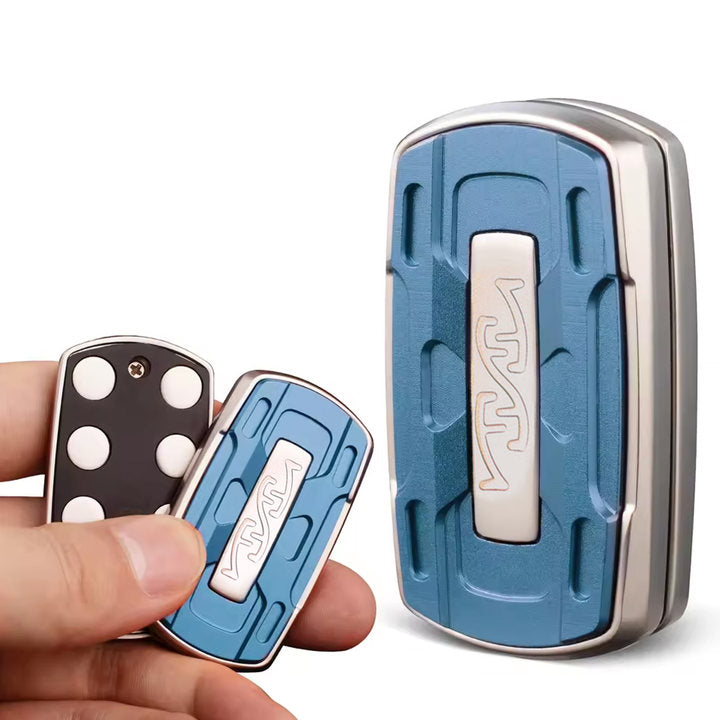 Fidget Slider Alloy CNC Engraved Magnetic Sound Blade EDC Stress Relief ADHD Anxiety