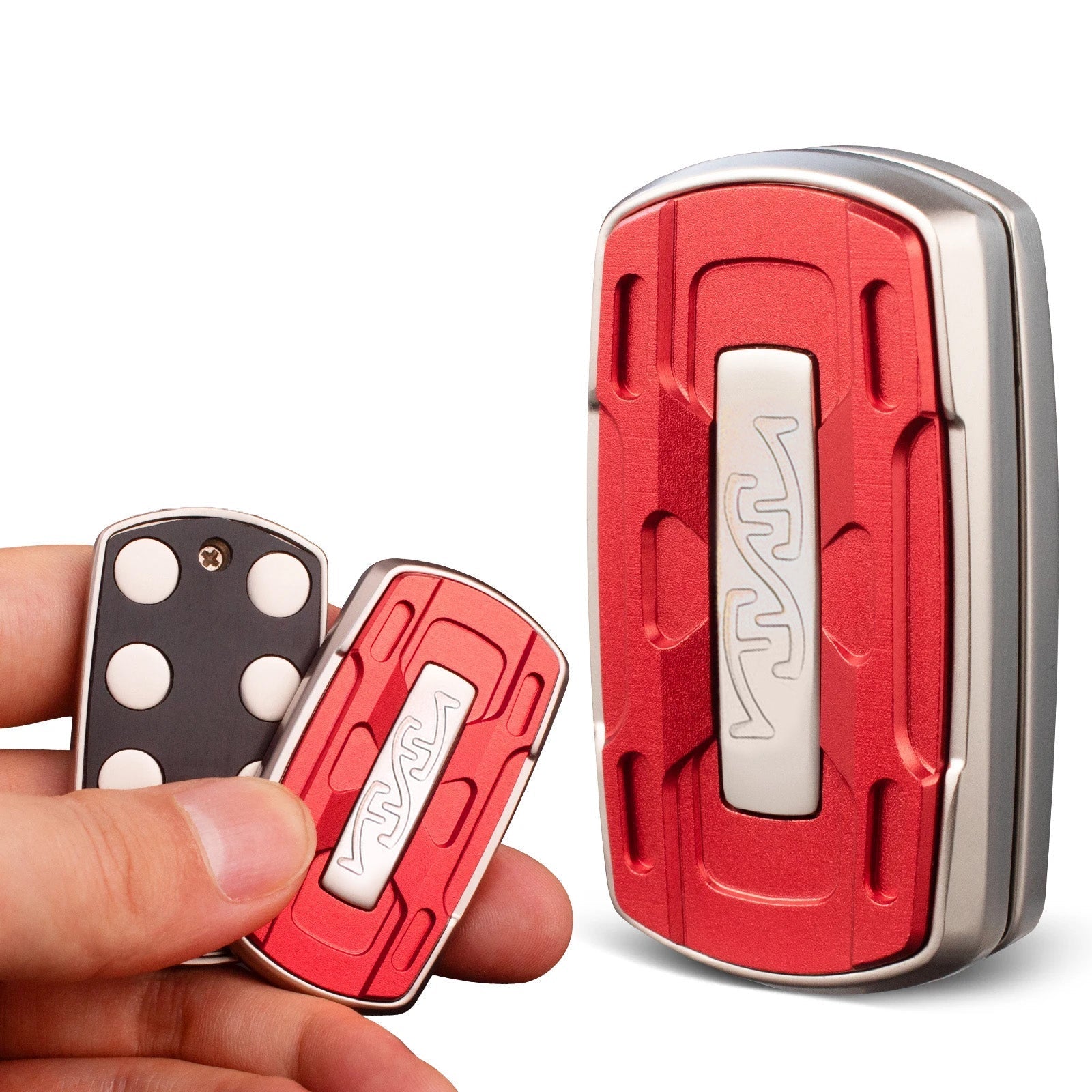 Fidget Slider Alloy CNC Engraved Magnetic Sound Blade EDC Stress Relief ADHD Anxiety