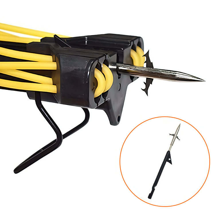 Tactical Slingshot – Collapsible Fishing Line Gun with Laser Sight & Reel for Outdoor Fishing