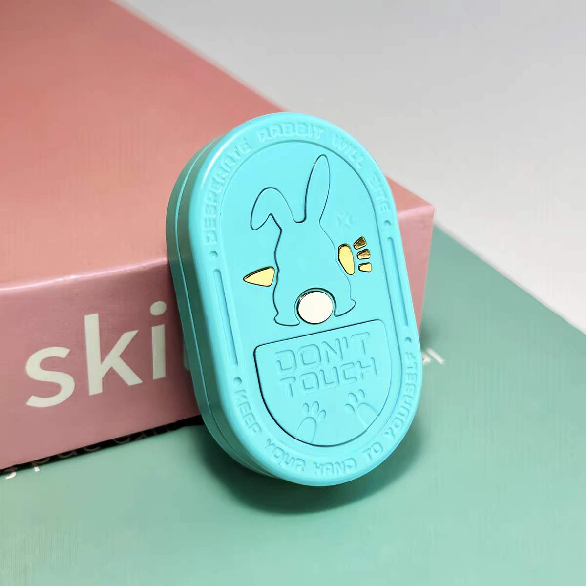 Fidget Slider Stainless Steel Rabbit Sound Feedback - 86g CNC Ding EDC Stress Relief Collectible