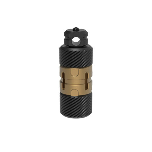 ScrewMaster Titanium EDC Pendant - Lanyard Bead with Hidden Bit Driver & Tritium Slots