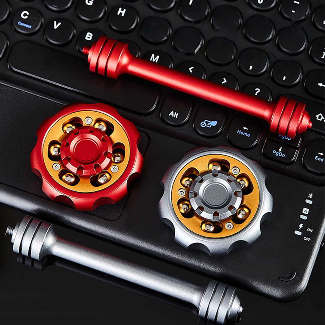 Fidget Spinner Metal Ferris Wheel Cyberpunk - Scepter Aluminum Alloy R188 Bearing 3min EDC