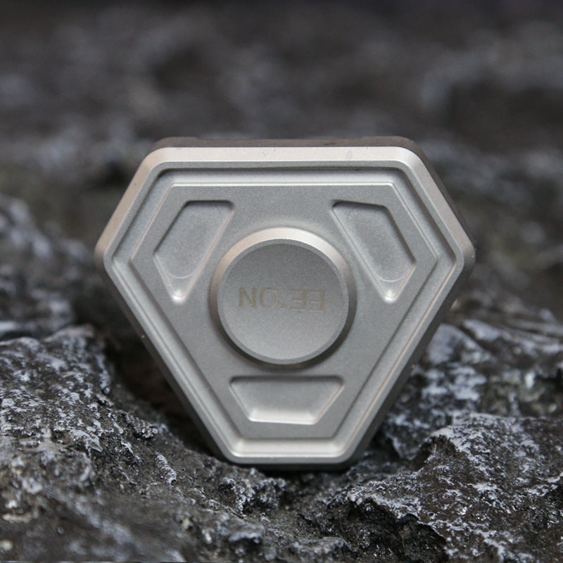 Steel Spin Top Fidget Toy - Dual Rotation Magnetic Stainless Steel