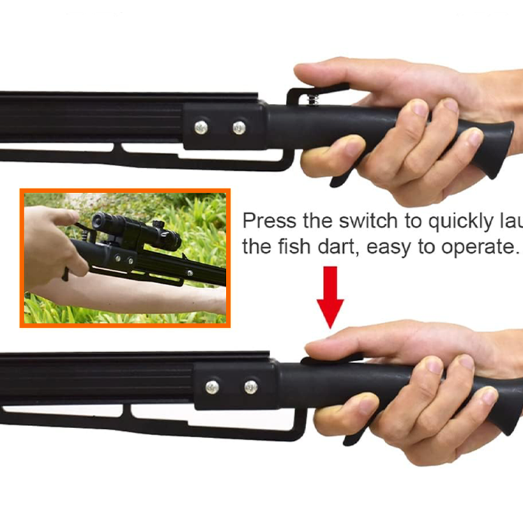 Tactical Slingshot – Collapsible Fishing Line Gun with Laser Sight & Reel for Outdoor Fishing