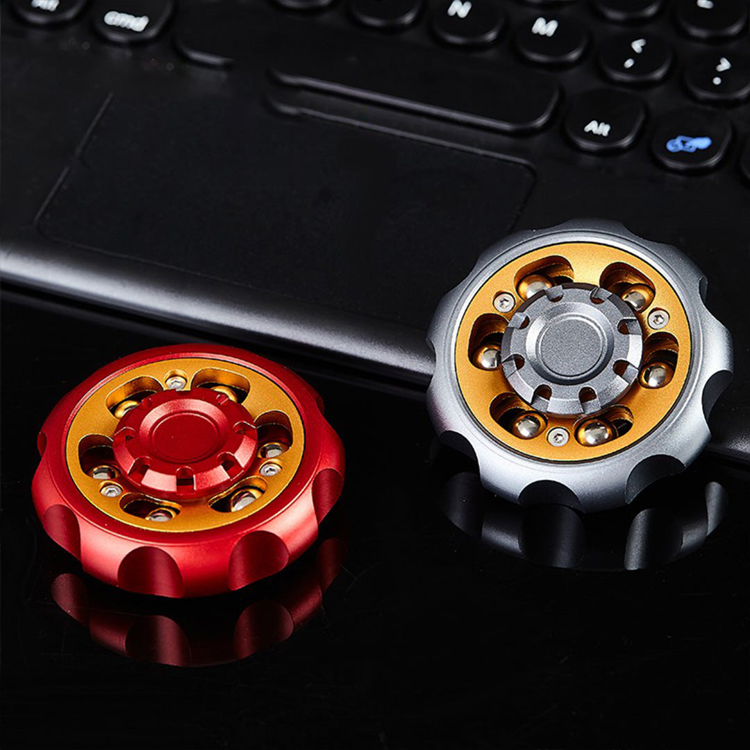 Fidget Spinner Metal Ferris Wheel Cyberpunk - Scepter Aluminum Alloy R188 Bearing 3min EDC