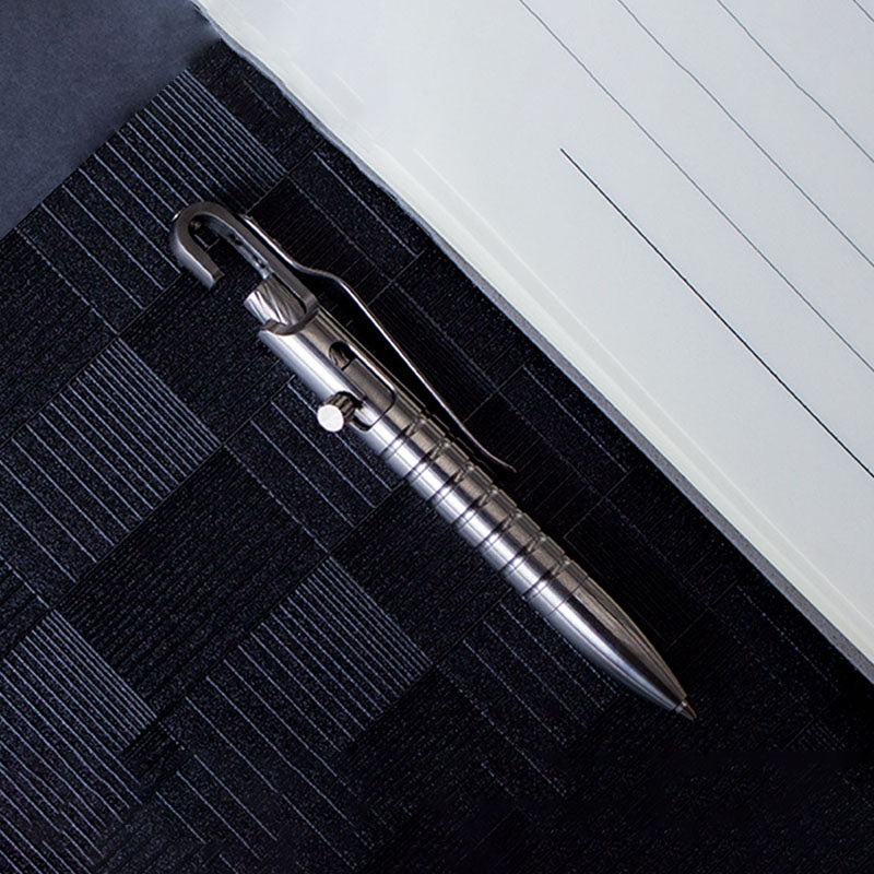 Ultimate GR5 Titanium Bolt Action Pen - Waterproof EDC with Secure Hook