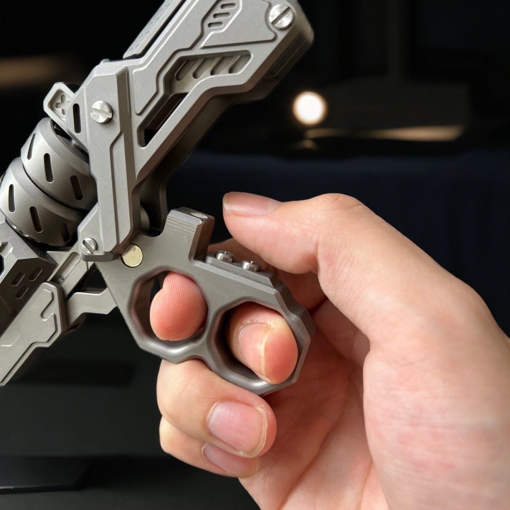 Fidget Toy Metal Fidget Toy Gun Shaped Zinc Alloy Stress Relief Toy EDC Fidget Anxiety Relief