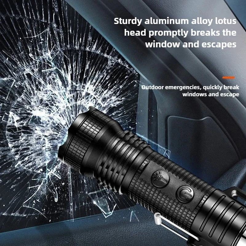 Triple-Thunder Dual Arc Plasma Lighter & LED Flashlight - Waterproof USB Rechargeable EDC
