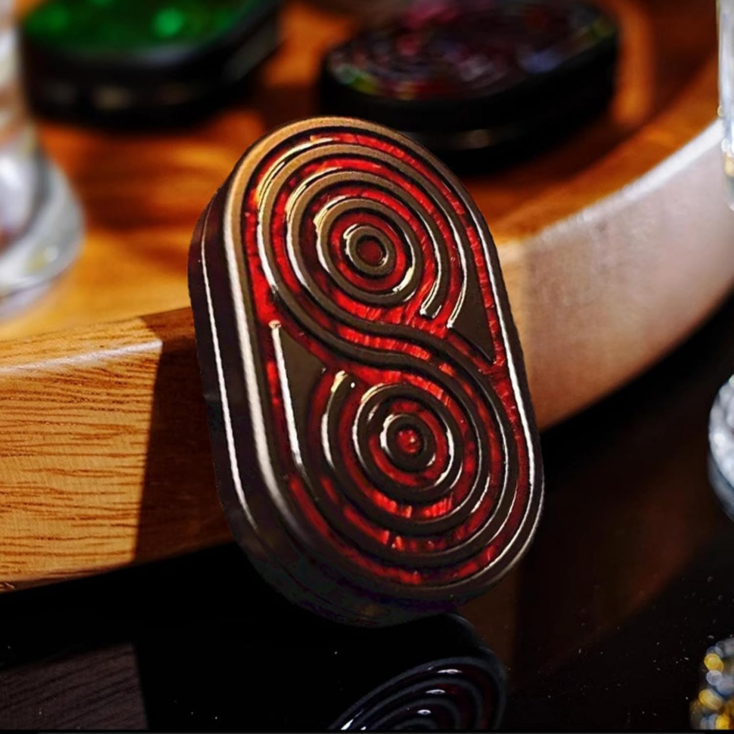 Fidget Slider Stainless Steel Sound Feedback Spring Ball EDC Stress Relief Desk Toy
