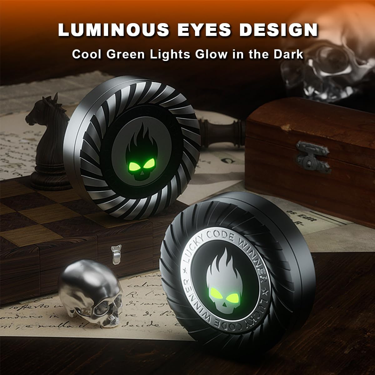 Fidget Spinner Metal 3-in-1 Torpedo Detachable EDC Stress Relief Focus Desk Toy