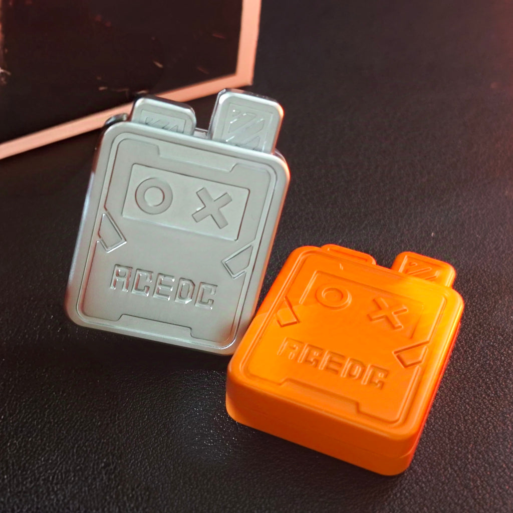 Fidget Toy Bunny Slider - Typewriter Tactile Clicks Popping Coin Perpetual Spin EDC Stress Relief