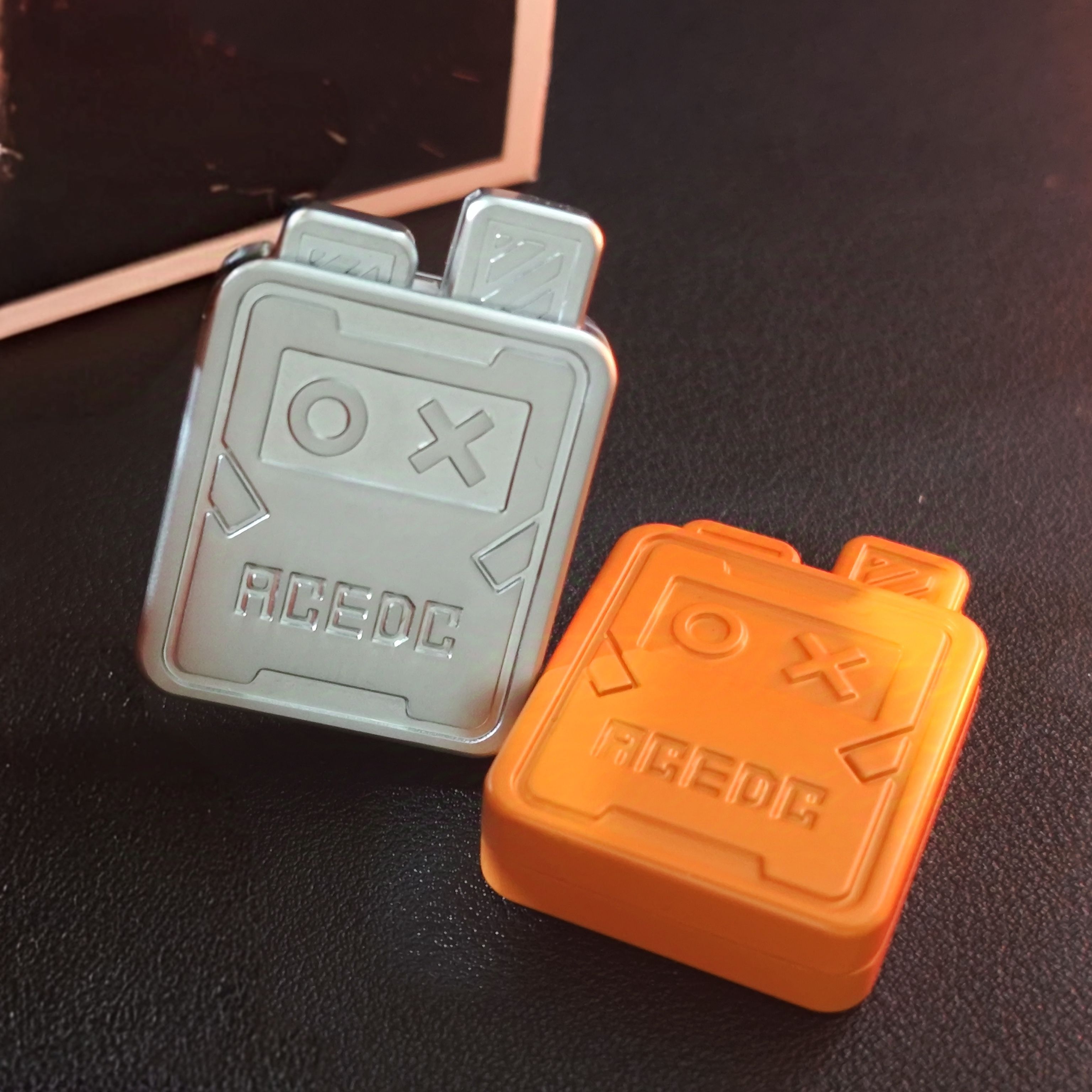 Fidget Toy Bunny Slider - Typewriter Tactile Clicks Popping Coin Perpetual Spin EDC Stress Relief