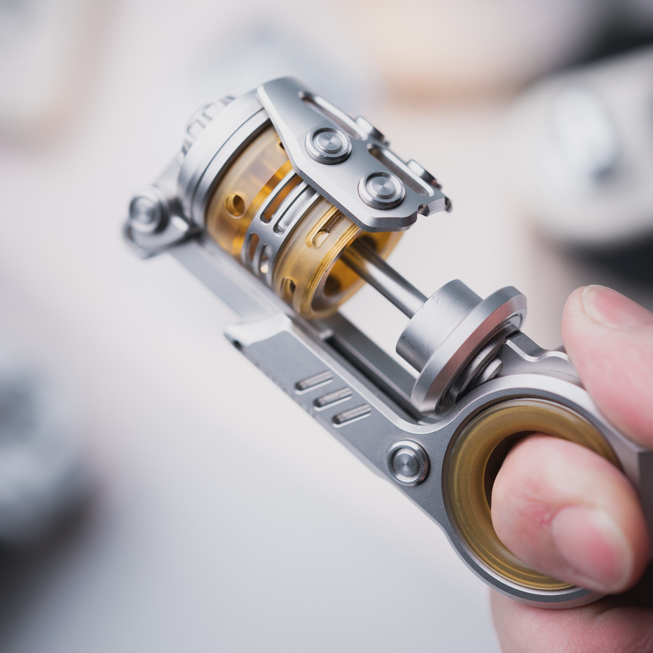 Fidget Spinner Slider – Sinian Titanium Multi-Mode Ratchet Premium EDC Toy