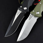Folding Knife M390 Steel Pocket Knife G10 Handle 58 HRC One-Hand Opening EDC Camping Knife