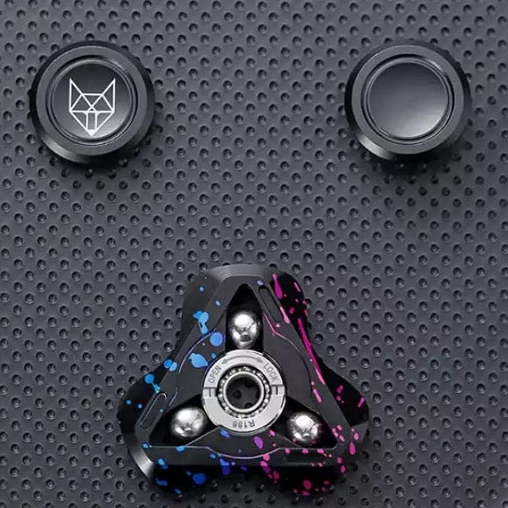 Helix Turbo Metal Fidget Spinner - Torpedo Design with Detachable Parts High Spin EDC
